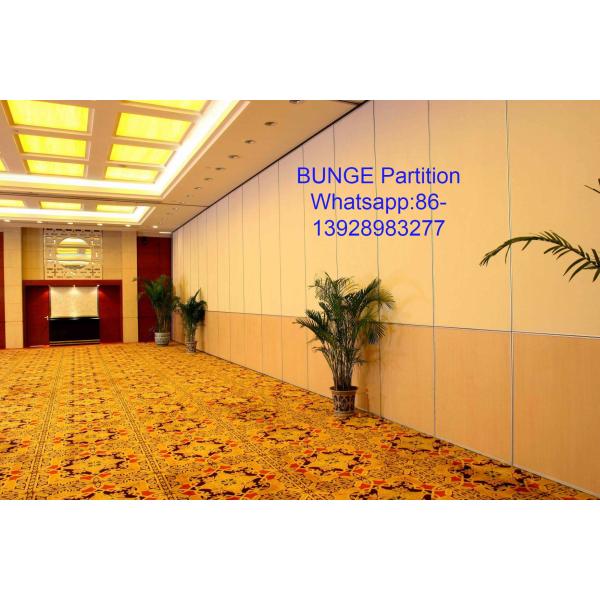 Paredes de división móviles insonoras con el sistema de pista solo o gemelo del punto