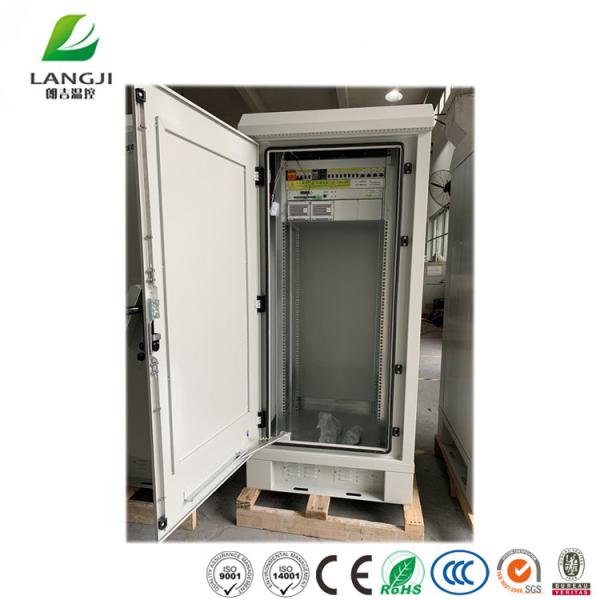 Color Coated Steel Outdoor Telecom Cabinet , 19