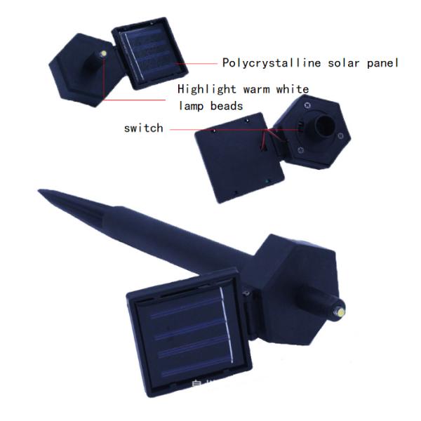 1.2V 600mAh Squirrel Animal Shaped Solar Garden Lights