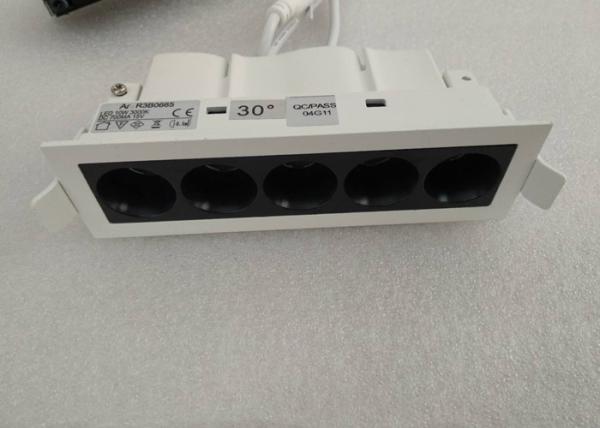 Energy Saving 10.5 W CRI80 Long Linear LED Recessed Downlight For Chain Shop