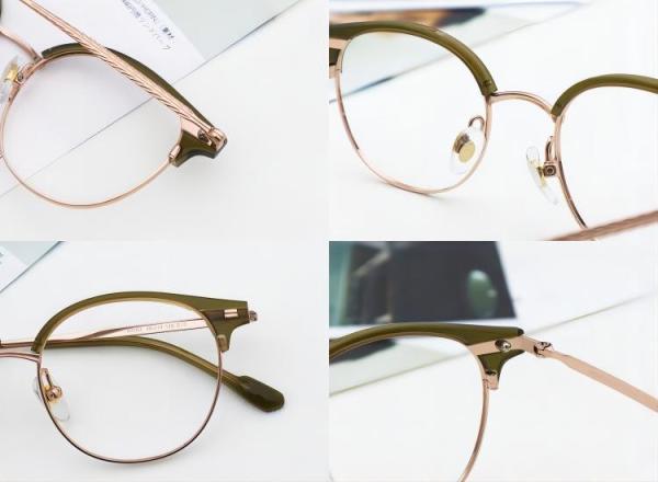 Ultra Light Eyeglass Pure Titanium And Acetate Eyeglass Frame