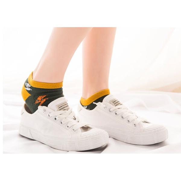 Extra Low Cut Ladies Ankle Socks , Fashionable Sport Colorful Ankle Socks