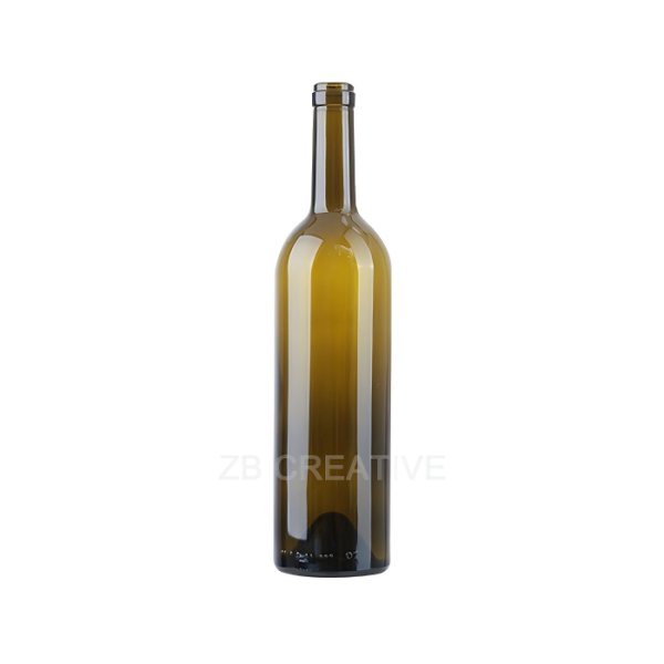 750ml Cork Finish Bordeaux Bottles 530g Standard Weight for Bulk Winery Supply (1732K)
