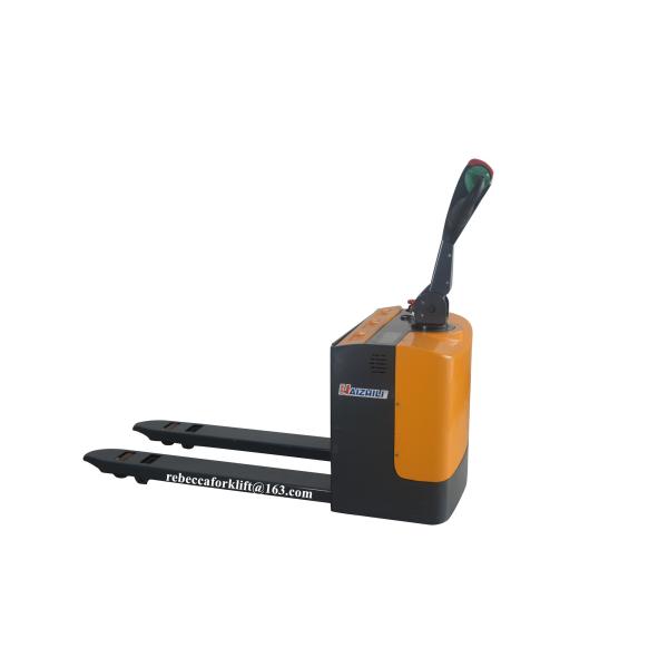 Small Electric Pallet Truck With High Performance Hydraulic Pump Low Noise