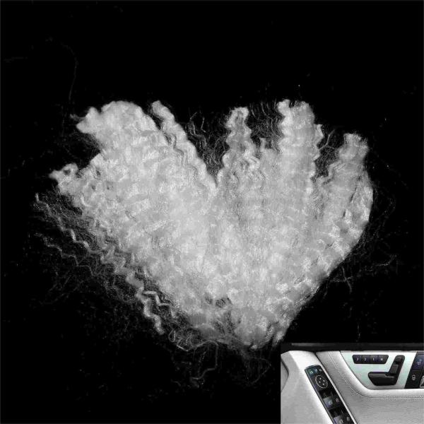 Non siliconized 4 Denier Polyester Staple Fibre For Automotive Interior