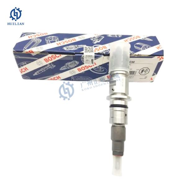 Peças de escavadeira Bosch Injetor de combustível diesel para 5254261 0445120178 0445120177 Motor de combustível diesel com bocal