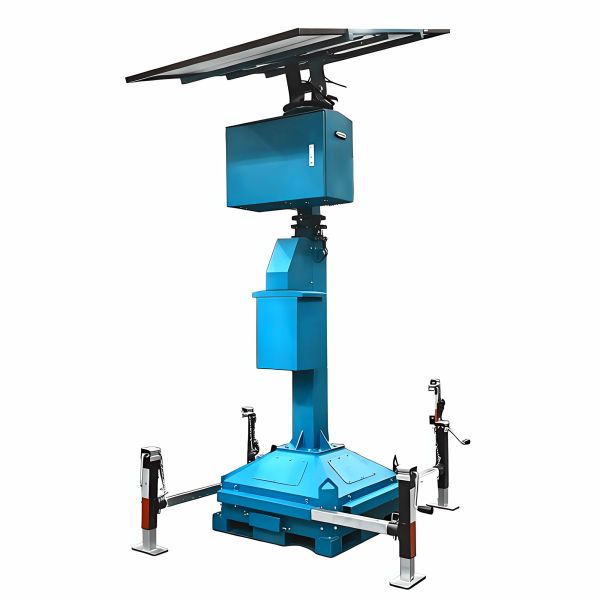 Solar Light Tower Warning Indicator Light Weather Resistant Mobile Light Tower Manufacturers