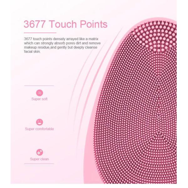 Силикон звуковое IPX7 щетки ABS MDRCE электрический лицевой очищая делает водостойким