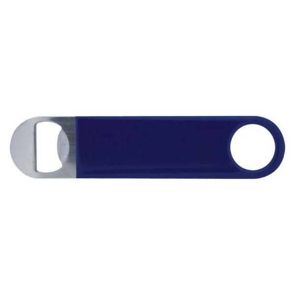 Personalized Promotion Gift Long Flat Stainless Steel Bar Blade Speed Beer Bottle Opener with Vinyl Coating