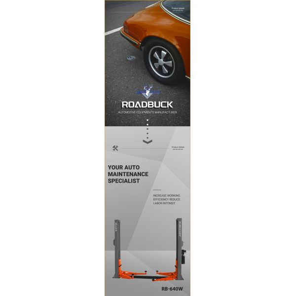 Roadbuck 2-post lift RB-640W