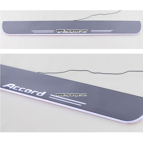 Sell auto accessory LED light car door sill scuff plate for Honda Accord