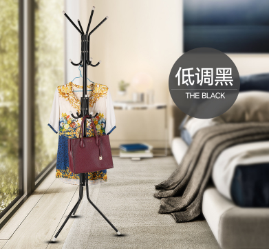 Round Tube 10kg Steel Clothes Hanger , Three Tier Steel Pipe Clothes Rack