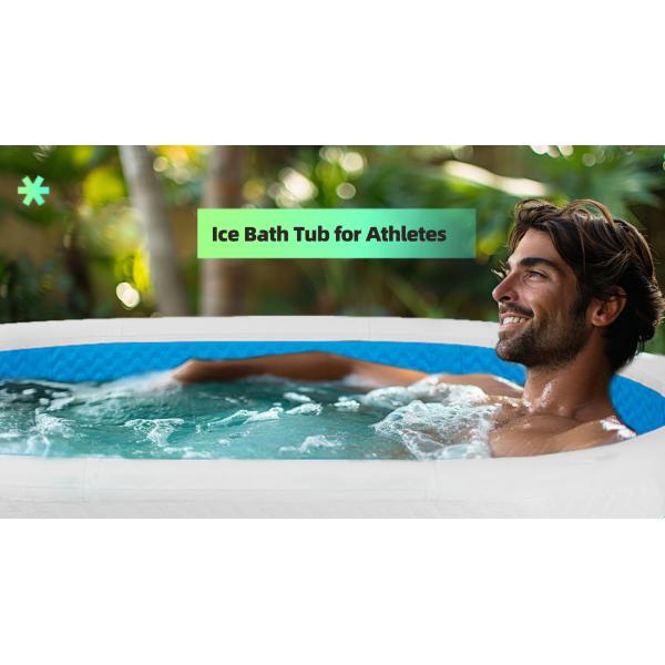 Горячая ванна надувная надувная холодная ванна подходит для семейных садов, тренажерных залов, арены и обучения холодной воде