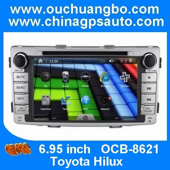 Ouchuangbo Toyota Hilux multimedia player with gps navigation bluetooth iPod RDS mp3 OCB-8621