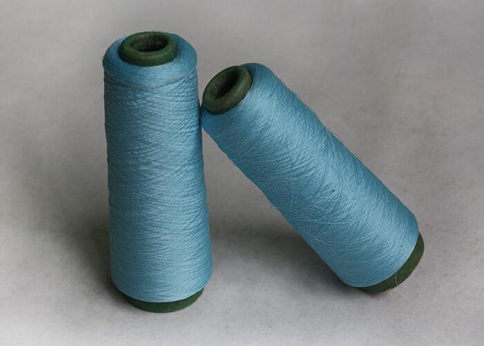 100% Dyed Gassed And Mercerized Pure Cotton Yarn 50S 60S For Sewing , Ring Spun