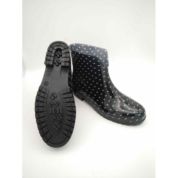 Marque OEM Bottes de pluie pour femmes Mat Finition cheville Bottes de jardin pour femmes non glissantes