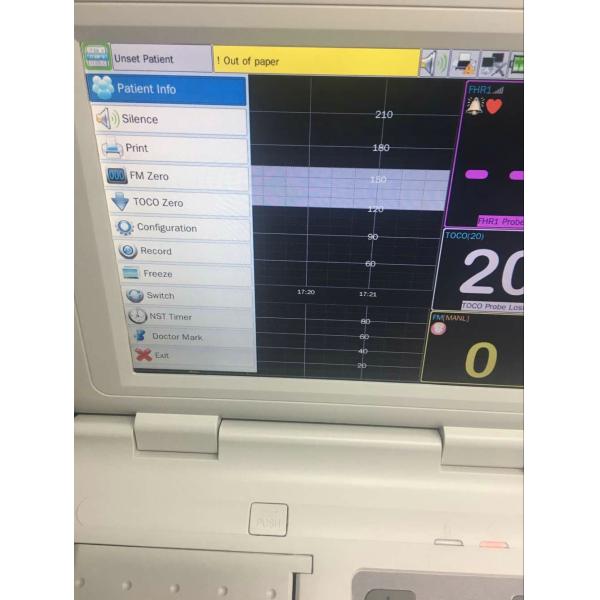 Mars K series ctg machine maternal and fetal doppler monitor for TOCO,FHR,FM MP22