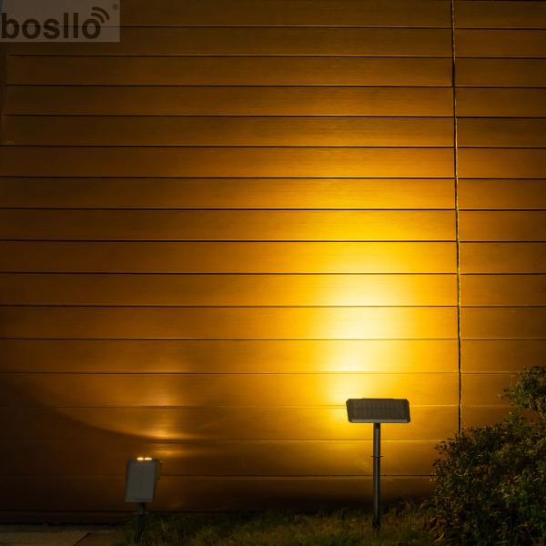 Solar Outdoor LED Lamps with Warm/White Light 6-8 Hours Charging Time