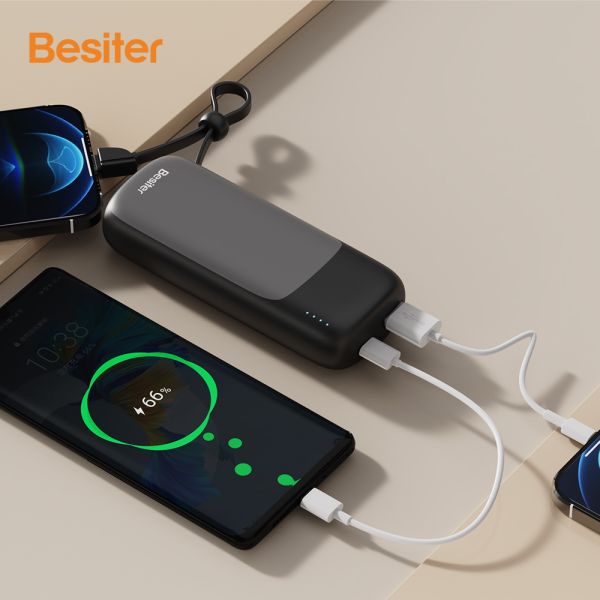 Electronics Portable Power Bank Battery Chargers with Cable OEM/ODM 10000mah
