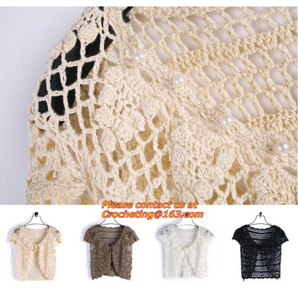 Sweater, Cardigan, Crochet, Crocheted, Pullover, Hollow Out, Summer Tops, Crochet Blouse