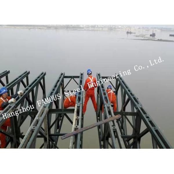 Customized Design Prefabricated Steel Structure Bailey Bridge Construction Long Span