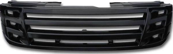 ISUZU D-MAX 2012 2013 2014 2015 Grelha frontal modificada, preto e cromo