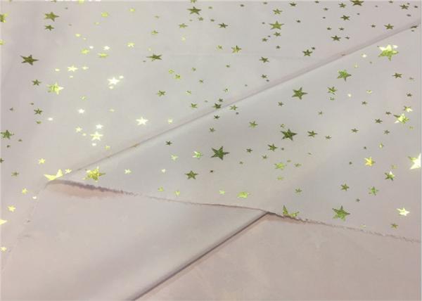Foil Hot Stamping 100 Polyester Fabric Wear - Resisting For Fashion Garments