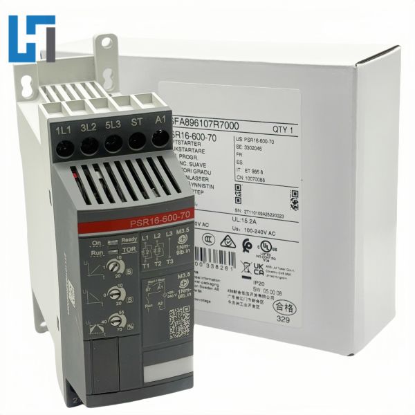 PSR16-600-70 Módulo de controlador de programación PLC de arrancador suave ABB