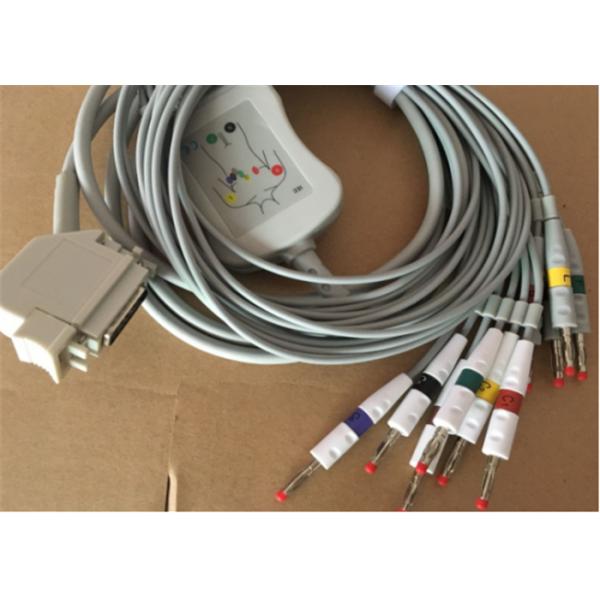 Кабель Сименс/руководства EKG Hellige 10 с бананом 4,0 3.6m AHA/IEC