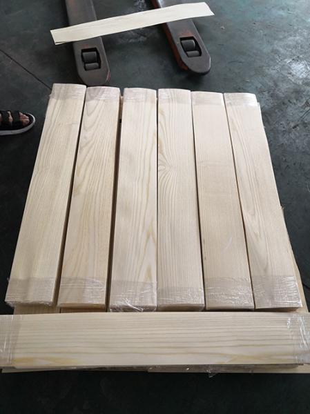 folheado de madeira Ash Rift Cut Fraxinus America branco do revestimento de 0.45mm