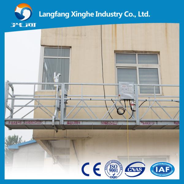 Access suspended working platform , skylift cradle , sky climber scaffolding , building facade cleaning system