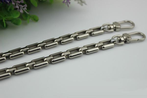 Hot selling zinc alloy light gold 120 mm length clutch bag chain for strap