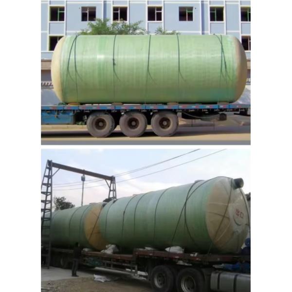 Biogas Domestic Waste Water Purification FRP Septic Tank Underground Type Domestic Sewage Treatment System
