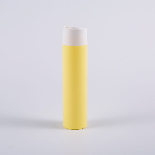 Multiple Color Soft Touch Round Shape 250ml Cleansing Bottle With Disk Cap