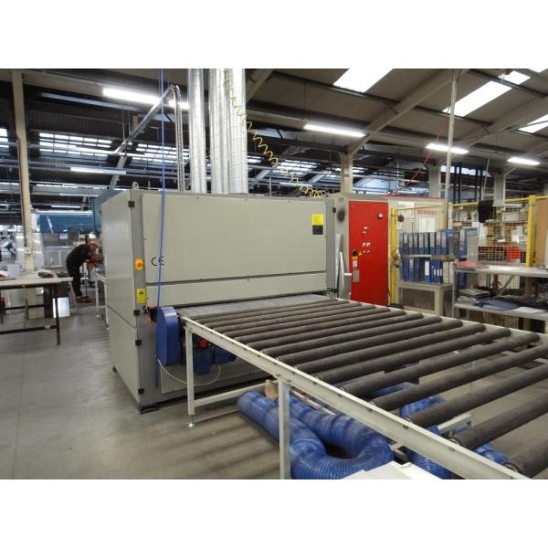 1100mm 1350mm Sheet Metal Finishing Machine / Surface Treatment Machine