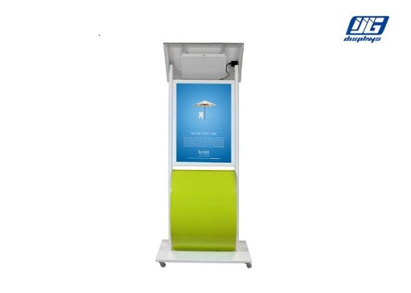 12V/16Ah Lithium Battery Solar Powered Light Box Advertising Steel Trash Station