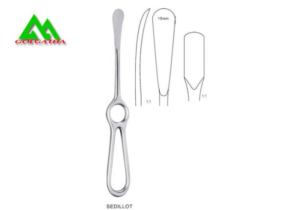 Periosteal Elevator Surgical Instruments Stainless Steel / Titanium Alloy Material