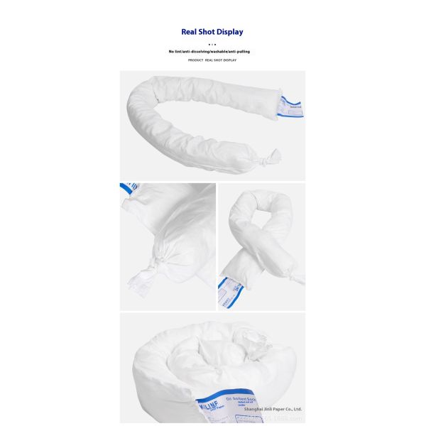 KILINE Industrial 7.6*1.2m Oil Suction Cotton Strip for Water Surface Oil Spill Containment and Emergency Offshore Packaged