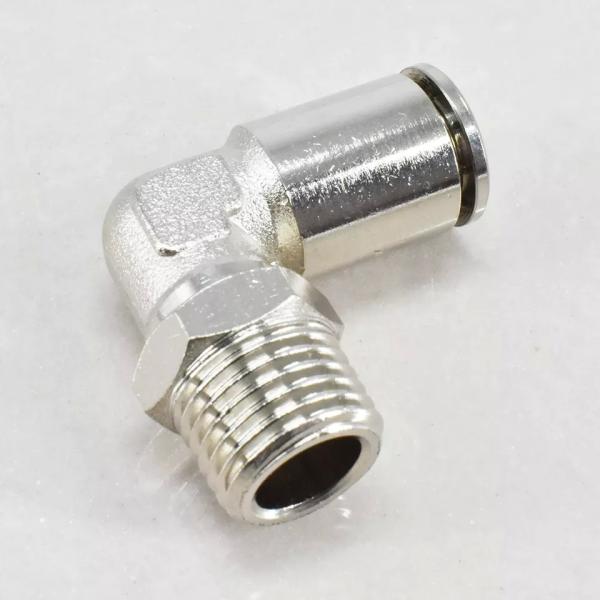 Cotovelo rápido masculino comum ASTM A40345 do conector do encaixe de mangueira do metal de aço inoxidável