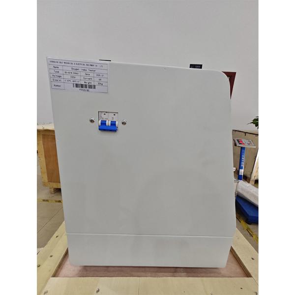 ASTM D 2863 ISO 4589-2 Oxygen Index Tester for Solid Materials Laminated Foam Sheets and Films