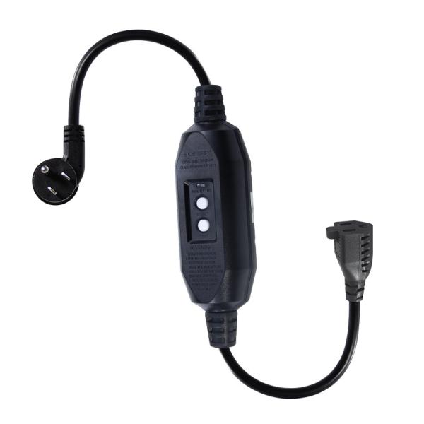 NEMA 5-15P - GFCIサージプロテクタ電源コード 20A 6口