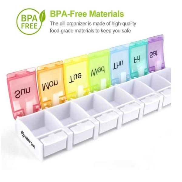 Brand New Case 7Days Travel Timer Portable Storage Cases Organizer Monthly Pill Box