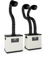 Le moteur sans brosse HEPA filtrent les conduits debout libres chimiques de l'extracteur 200W de vapeur