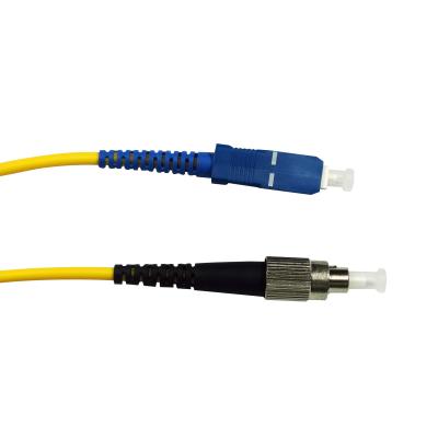 SC UPC To FC UPC Optical Fiber Patch Cord Single Mode Simplex Diameter 3mm