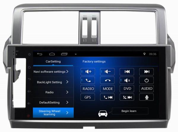 Ouchuangbo car touch screen radio android 8.1 for Toyota Prado 2014 with USB SWC 1080P Video Blluetooth gps navigation