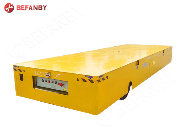Workshop Railless Battery Steerable Transfer Cart Remote Controlled