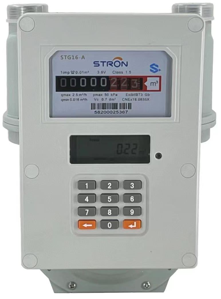 Стальной 2 газовый счетчик диафрагмы G2.5S трубы умный с EN1359: Стандарт 1998