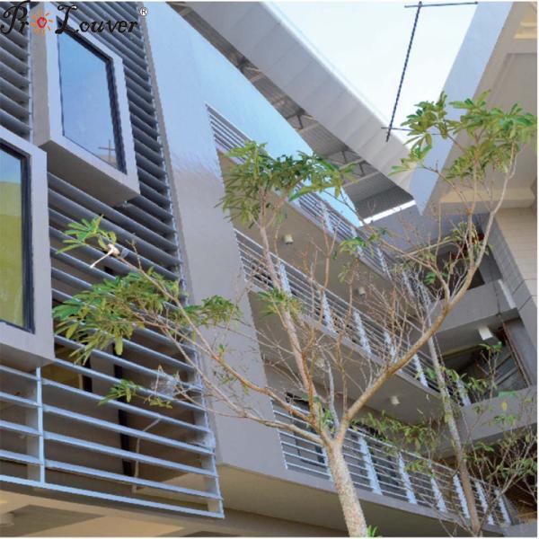 Outdoor Aerofoil Louver Window, Aluminum Window Shutter, Aluminium Louvers