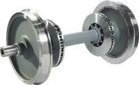 300mm Rail Track Wheels Wear Resistant Alloy Metal Material For 1000mm Track
