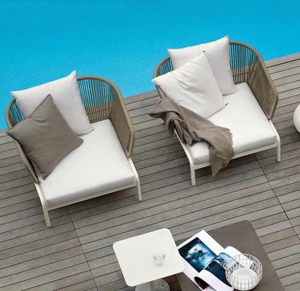 New PE Rattan wicker chair hotel Outdoor garden patio Furniture sofa sets